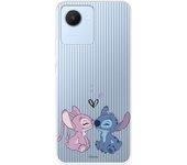 Funda para Realme C30 Oficial de Disney Angel & Stitch Beso - Lilo & Stitch