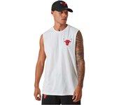 Camiseta de Hombre NEW ERA Tirantes Nba Left Chst Blanco (S)