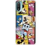 Funda para Motorola Moto E40 Oficial de Disney Mickey Comic - Clásicos Disney