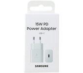 Cargador de pared samsung ep-t1510n/ 1 usb-c/ 15w