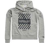 Superdry Sudadera Con Capucha Core Sport Crop