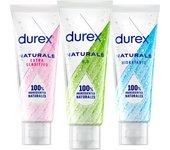 Durex - Pack Lubricantes Naturals, Hidratante + Extra Sensitivo + H2O, 300 ml, Ingedientes Naturales, PH Fisiológico, Sin Fragancia