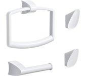 Tatay Estuche 4 piezas baño Smart Blanco