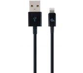 Cablexpert CC-USB2P-AMLM-2M cable de conector Lightning Negro