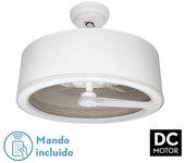 Fabrilamp - ventilador dc tatiana 110W blanco/mad.gris 3