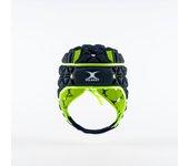 Casco Rugby Gilbert Air Negro/Verde (Headguard), Senior