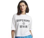 Superdry Camiseta Code Core Sport Blanco