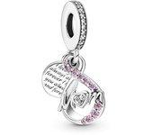 Charm colgante doble Pandora 791468C01 Mamá