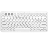 Teclado Bluetooth multidispositivo Logitech K380 (inalámbrico, blanco)