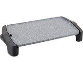 Jata Plancha de Asar Eléctrica Cocina Muy Resistente al Rayado y Antiadherente Libre de PFOA Medidas 46 x 28 cm 2500 W Fabricada en España, Color Gris [Clase de eficiencia energética A] - GR558