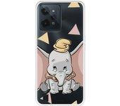 Funda Para Realme C31 Oficial De Disney Dumbo Silueta Transparente - Dumbo