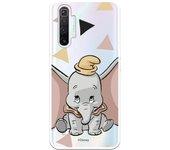 Funda para Realme X2 Oficial de Disney Dumbo Silueta Transparente - Dumbo