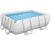 Bestway Piscina Desmontable Tubular Rectangular Power Steel 282x196x84 Cm