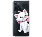 Funda Para Realme C31 Oficial De Disney Marie Silueta - Los Aristogatos