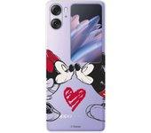 Funda para Oppo Find N2 Flip Oficial de Disney Mickey y Minnie Beso - Clásicos Disney