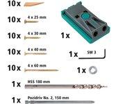 Kit para ensamblaje undercover jig wolfcraft