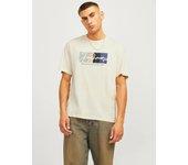 Camiseta Portland Block Beige Regular de Jack&Jones