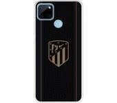 Funda para Realme C21Y del Atleti Escudo Dorado Fondo Negro - Licencia Oficial Atlético de Madrid