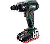 Metabo - ssw 18 ltx 400 bl Atornilladores de impacto de batería/18V 2x LiHD Cargador asc 55 x 145