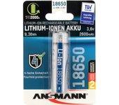 Ansmann Li-Ion Akku 18650 Ión de litio 2600mAh 3.6