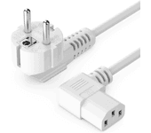 NK 102 2m Blanco CEE7/7 C13 acoplador, Cable