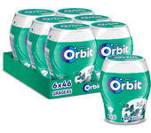 Orbit Bote de Chicles Sin Azúcar  eucalipto   6 x 46 chicles