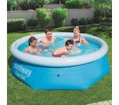 Bestway Piscina inflable redonda Fast Set 244x66 cm