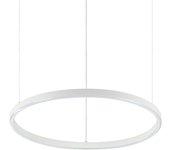 IDEAL LUX Lámpara Colgante Integrada Redonda Decorativa Blanca, 4000K, 30W