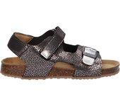 Sandalias de Mujer y Niña KICKERS 869510-30 FUXIO 81 NOIR ARGENT LEOPARD