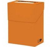 Caja de mazo para cartas new solid ultra pro naranja calabaza 85 cartas