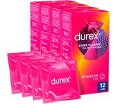 Durex - Preservativos Dame Placer para Mayor Sensación Packs 12-24-48 condones para un sexo seguro