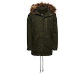 SUPERDRY Vintage Miltry Faux Fur Parka - Chaqueta