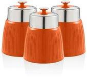 Botellas de Cocina SWAN 1,2L (15,6 x 15,6 x 17,3 cm - Plástico/Acero Inox. - Naranja)