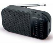 Radio MUSE M025R Negro Manual