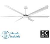 Akunadecor - Ventilador De Techo Metal Blanco Marea