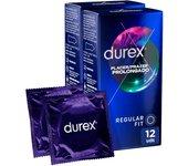 Durex - Condones para hombre Durex. Pack de 24 Preservativos para sexo seguro. Natural, Sensitivo Suave, Invisible, Contacto Total, Real Feel, Mutual Climax, Placer Prolongado, Dame Placer, Saboreame, Intense, Natural XL y Invisible Extra Lubricado