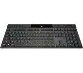 Corsair K100 RGB AIR Wireless Ultra-Thin Mechanical Gaming Keyboard, Cherry ULP Tactile - black, UK