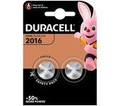 38984 PACK 2 PILAS BOTON CR2016 DURACELL