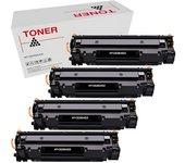 pack 4 CE285A / TONER 85A compatible HP Laserjet Pro P1102 Pro M1132