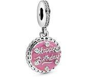 Pandora Pandora Charm colgante en plata de ley Tarta de Cumpleaños 798888C01 , para Mujer