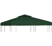 Toalla de Recambio para Gazebo 310g/m² Verde 3x3m