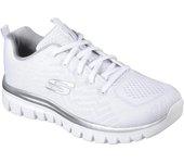 Zapatilla Mujer Skechers Graceful Blanco/Plata