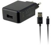 Cargador Movil Ksix 1xusb 2.4a   1 Cable Micro Usb