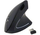 MOUSE EQUIP VERTICAL WIRELESS 1600DPI BLACK