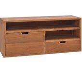 Soporte para TV 90x30x40 cm madera maciza de teca