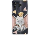 Funda para Motorola Moto G52 Oficial de Disney Dumbo Silueta Transparente - Dumbo