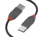 Lindy 2M USB 2.0 TYPE A CABLE ANTHRA LINE