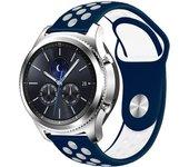 Pulsera Sportystyle PHONECARE Compatible con Huawei Watch 4 Pro Space Edition Azul Oscuro / Blanco