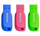 Sandisk Cruzer Blade 32GB USB 2.0 Pack Triple