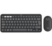 Logitech Pebble 2 Combo para macOS y PC Teclado + Ratón Inalámbrico Grafito